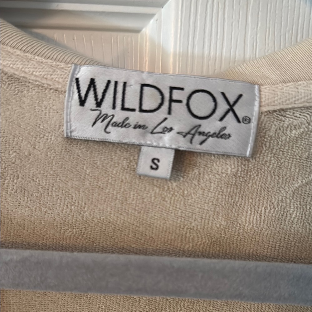 Wildfox Beige Ruffle Hoodie - Picture 4 of 7